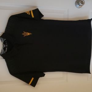 Women's AZ State Sun Devils Polo Shirt Sz. M